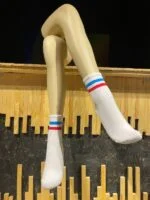 çember desenli tenis çorap