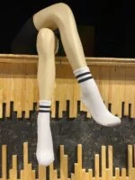 çemberli beyaz renkli tenis çorap