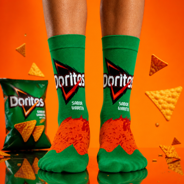 Doritos Desenli Soket Çorap