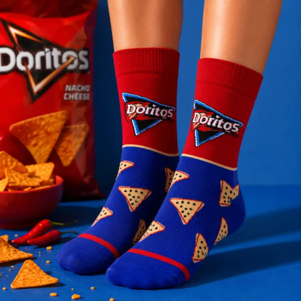 Doritos Desenli Soket Çorap